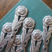 Set of six vintage dessert forks | Small vintage forks | Vintage dessert forks | Vintage dessert fork set | Amefa dessert forks