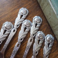 Set of six vintage dessert forks | Small vintage forks | Vintage dessert forks | Vintage dessert fork set | Amefa dessert forks