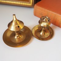Vintage brass incense holder | Small brass incense holders | Brass incense holders