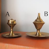 Vintage brass incense holder | Small brass incense holders | Brass incense holders