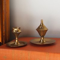 Vintage brass incense holder | Small brass incense holders | Brass incense holders