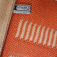 Vintage wall hanging | Large wall hanging | Vintage skyline wall hanging | Scandinavian woven textile | Made in Finland | Hanhisalon kutomo