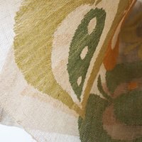 Vintage wall hanging | Linen wall hanging | Window hanging | Transparent wall hanging | Vintage window hanging | Large wall hanging
