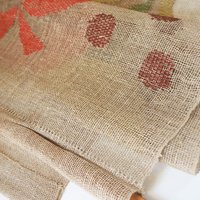 Vintage wall hanging | Linen wall hanging | Window hanging | Transparent wall hanging | Vintage window hanging | Large wall hanging