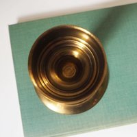 Vintage candlestick holder | Brass candlestick holder | Made in Denmark | Simple candlestick holder | Scandinavian candlestick holder