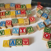 Vintage ABC blocks | Wooden building blocks | Vintage block set for kids | Vintage wooden blocks | Vintage toys
