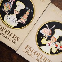 Vintage cookbooks | Escoffiers Stora Kokbok delar 1–2 | Vintage Swedish cookbooks | Swedish cookbooks | Auguste Escoffier | Husmoderns Bok