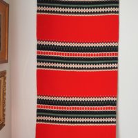 Vintage wall hanging | Large wall hanging | Scandinavian woven textile | Geometrical wall hanging | Large Scandinavian wall hanging