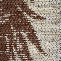 Vintage wall hanging | Long wall hanging | Scandinavian woven textile | Brown and beige wall hanging | Retro wall hanging