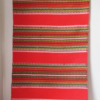 Vintage wall hanging | Large wall hanging | Scandinavian woven textile | Geometrical wall hanging | Large Scandinavian wall hanging