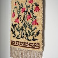 Vintage wall hanging | Floral wall tapestry | Scandinavian wall hanging | Vintage wall tapestry | Handmade wool wall hanging