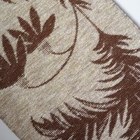 Vintage wall hanging | Long wall hanging | Scandinavian woven textile | Brown and beige wall hanging | Retro wall hanging