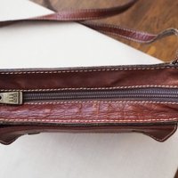 Vintage leather bag | Small vintage crossbody bag | Brown crossbody bag | Vintage leather crossbody bag | Three Bags leather bag