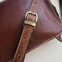 Vintage leather bag | Small vintage crossbody bag | Brown crossbody bag | Vintage leather crossbody bag | Three Bags leather bag