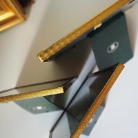 Set of three vintage photo frames | Vintage brass frames | Matching vintage frames | Vintage brass frame set | Vintage Jyden frames