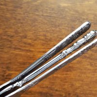 Vintage cake knives | Vintage silver tone cake knives  | Stainless steel cake knives | Ornate cake servers | Mismatched cake knives