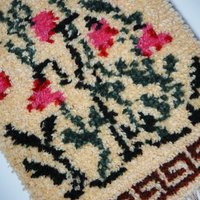 Vintage wall hanging | Floral wall tapestry | Scandinavian wall hanging | Vintage wall tapestry | Handmade wool wall hanging