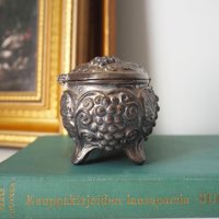 Vintage silver plated jewelry box | Made in Sweden | Vintage silver plated ring box | Vintage Swedish jewelry box