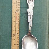 Vintage christening spoon | Vintage alpacca silver baby spoon | Christening spoon | Vintage baby spoon | Vintage Christening gifts