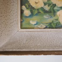 Vintage wall art | Vintage floral print | Framed vintage print | Framed floral print | Yellow florals wall art | Vintage floral wall art