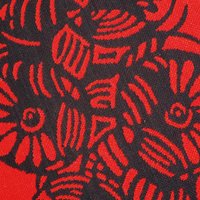 Vintage wall hanging | Red and black wall hanging | Geometric wall hanging | Scandinavian wall hanging | Handmade wall tapestry