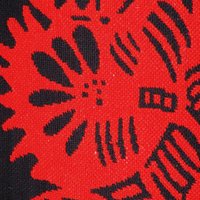 Vintage wall hanging | Red and black wall hanging | Geometric wall hanging | Scandinavian wall hanging | Handmade wall tapestry
