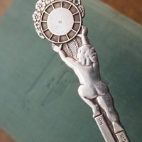 Vintage christening spoon | Vintage alpacca silver baby spoon | Christening spoon | Vintage baby spoon | Vintage Christening gifts