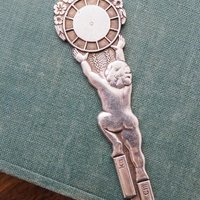 Vintage christening spoon | Vintage alpacca silver baby spoon | Christening spoon | Vintage baby spoon | Vintage Christening gifts