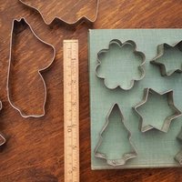Vintage gingerbread shapes | Vintage gingerbread molds | Moomin gingerbread shapes | Christmas baking molds | Vintage kitchen decor