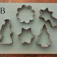 Vintage gingerbread shapes | Vintage gingerbread molds | Moomin gingerbread shapes | Christmas baking molds | Vintage kitchen decor