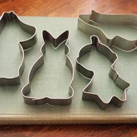 Vintage gingerbread shapes | Vintage gingerbread molds | Moomin gingerbread shapes | Christmas baking molds | Vintage kitchen decor