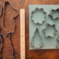 Vintage gingerbread shapes | Vintage gingerbread molds | Moomin gingerbread shapes | Christmas baking molds | Vintage kitchen decor