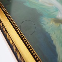 Vintage wall art | Guardian angel wall art | Framed vintage print | Religious vintage print | Framed vintage Guardian Angel print