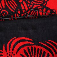Vintage wall hanging | Red and black wall hanging | Geometric wall hanging | Scandinavian wall hanging | Handmade wall tapestry