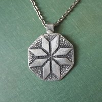 Vintage pewter pendant | Affa Alex Vittsjö pendant | Swedish pewter pendant | Vintage Vittsjö pewter pendant