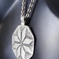 Vintage pewter pendant | Affa Alex Vittsjö pendant | Swedish pewter pendant | Vintage Vittsjö pewter pendant