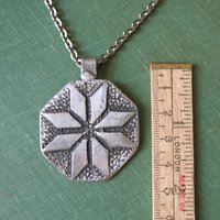 Vintage pewter pendant | Affa Alex Vittsjö pendant | Swedish pewter pendant | Vintage Vittsjö pewter pendant