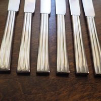 Set of six vintage fruit knives | Gense fruit knives | Midcentury fruit knives | Stainless steel fruit knives | Made in Sweden