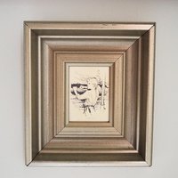 Vintage framed silver etching | Albert Edelfelt | Finnish art | Albert Edelfelt illustration | Etched silver art print | Made in Finland