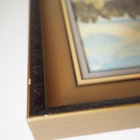 Vintage painting | Vintage landscape oil painting | Finnish scenery wall art | Framed vintage art | Framed wall art | Vintage wall art