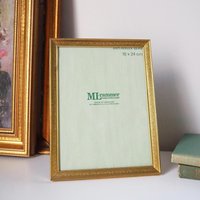 Vintage photo frame 18x24 cm | Vintage brass frame | Brass picture frame | Vintage ML-Rammer picture frame | Danish photo frame