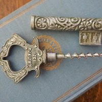 Vintage bottle opener | Bottle opener and corkscrew | Key shaped bottle opener | Soviet bottle opener | Kaluga 1371 | USSR bottle opener