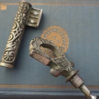 Vintage bottle opener | Bottle opener and corkscrew | Key shaped bottle opener | Soviet bottle opener | Kaluga 1371 | USSR bottle opener