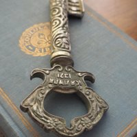 Vintage bottle opener | Bottle opener and corkscrew | Key shaped bottle opener | Soviet bottle opener | Kaluga 1371 | USSR bottle opener