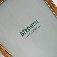 Vintage photo frame 18x24 cm | Vintage brass frame | Brass picture frame | Vintage ML-Rammer picture frame | Danish photo frame