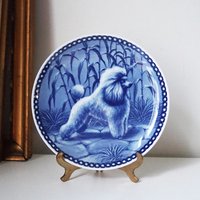 Vintage Tove Svendsen plates | Vintage poodle wall plates | Original Hundeplatte | Vintage decorative dog plates | Made in Denmark