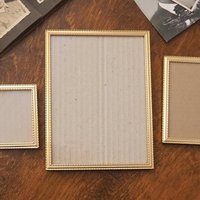 Set of three vintage photo frames | Vintage picture frames | Matching vintage frames | Vintage gold tone frame set | Vintage frame set