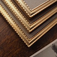 Set of three vintage photo frames | Vintage picture frames | Matching vintage frames | Vintage gold tone frame set | Vintage frame set