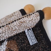 Vintage wall hanging | Long wall hanging | Vintage nature wall hanging | Scandinavian woven textile | Made in Finland