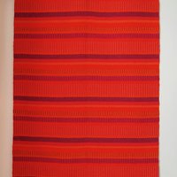 Vintage wall hanging | Large wall hanging | Scandinavian woven textile | Red wall hanging | Scandinavian wall hanging | Vintage wall rug